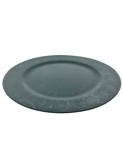 B right Plate Anthra h1,8 cm dia 33 cm