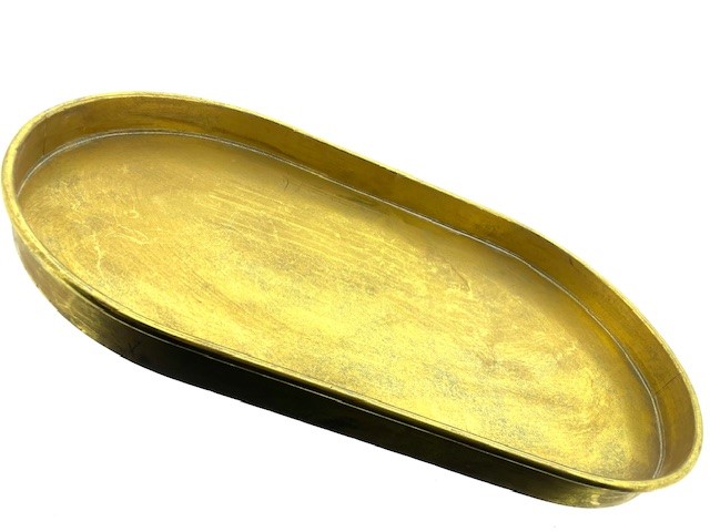 Scale oval gold washed 76,5/45,5/5cm